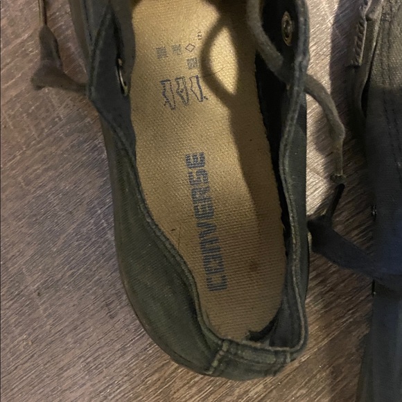 Converse Men's Black Canvas Sneakers - Picture 3 of 6